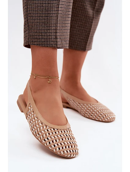 Dámské sandály s pleteným vzorem Camel Selviora Dámské sandály s pleteným vzorem Camel Selviora