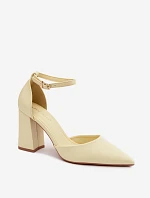 Lodičky na podpatku Žluté Selvra