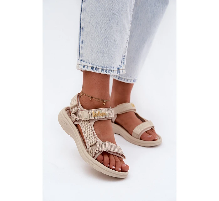 Dámské sandály Lee Cooper LCW-26-34-4431L Béžové Dámské sandály Lee Cooper LCW-26-34-4431L Béžové