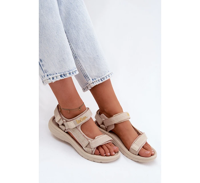 Dámské sandály Lee Cooper LCW-26-34-4431L Béžové Dámské sandály Lee Cooper LCW-26-34-4431L Béžové