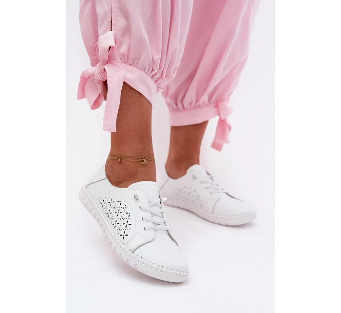 Otevřené polobotky z přírodní kůže Flaria Otevřené polobotky z přírodní kůže Flaria