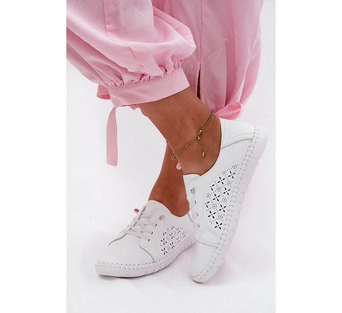 Otevřené polobotky z přírodní kůže Flaria Otevřené polobotky z přírodní kůže Flaria