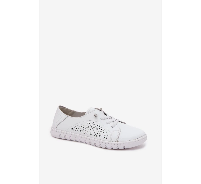 Otevřené polobotky z přírodní kůže Flaria Otevřené polobotky z přírodní kůže Flaria