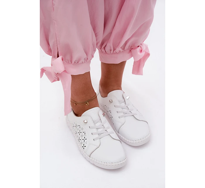 Otevřené polobotky z přírodní kůže Flaria Otevřené polobotky z přírodní kůže Flaria