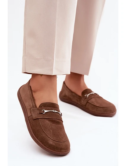 Kožené mokasyny Barefoot Z Zazoo hnědé Kožené mokasyny Barefoot Z Zazoo hnědé