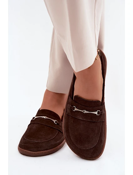 Kožené mokasíny Barefoot Z Zazoo 322 Čokoládové Kožené mokasíny Barefoot Z Zazoo 322 Čokoládové