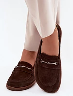 Kožené mokasíny Barefoot Z Zazoo 322 Čokoládové