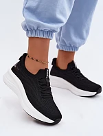 Materiálové Sportovní Boty Dámské Slip-On Kobbo 102425 Černé