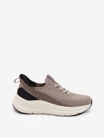 Pánské Sportovní Boty Textilní Slip-On Sneakers Na Platformě Kobbo 102421 Béžové