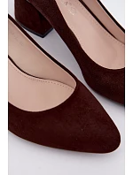 Hnědé dámské lodičky model 22359664 - VINCEZA Hnědé dámské lodičky model 22359664 - VINCEZA