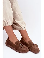 Barefoot z přírodního semiše hnědé model 22356054 - Zazoo Barefoot z přírodního semiše hnědé model 22356054 - Zazoo