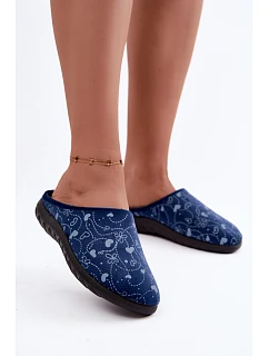 Dámské pantofle s vzorem Inblu ET000041 Tmavě modré