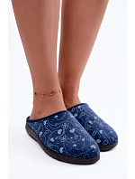 Dámské pantofle s vzorem Inblu ET000041 Tmavě modré Dámské pantofle s vzorem Inblu ET000041 Tmavě modré