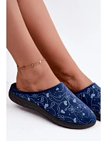 Dámské pantofle s vzorem Inblu ET000041 Tmavě modré Dámské pantofle s vzorem Inblu ET000041 Tmavě modré