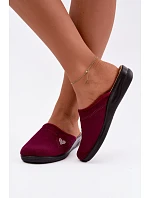 Dámské domácí pantofle model 22359902 bordó - Inblu Dámské domácí pantofle model 22359902 bordó - Inblu