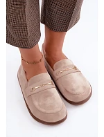 Barefoot mokasíny se zlatým detailem béžové Paresa Barefoot mokasíny se zlatým detailem béžové Paresa