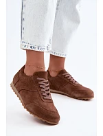 Barefoot tenisky z přírodního semiše Zazoo N1422 hnědé Barefoot tenisky z přírodního semiše Zazoo N1422 hnědé