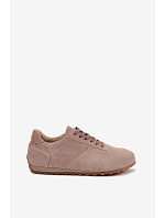 Dámské béžové barefoot boty z přírodní semiš Zazoo N1422 Dámské béžové barefoot boty z přírodní semiš Zazoo N1422