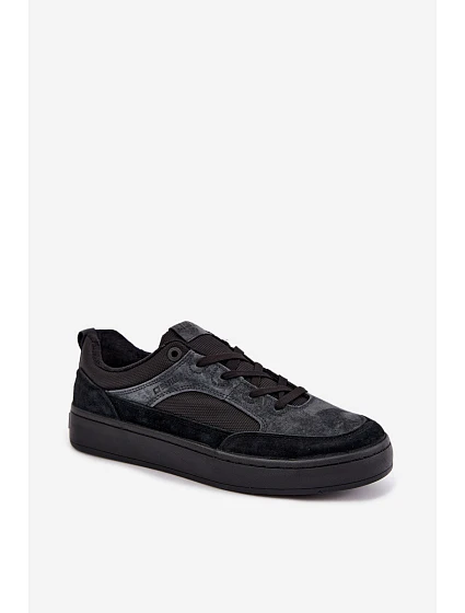 Pánské semišové zateplené tenisky Big Star model 22393398 Černé - Big Star Shoes Pánské semišové zateplené tenisky Big Star model 22393398 Černé - Big Star Shoes