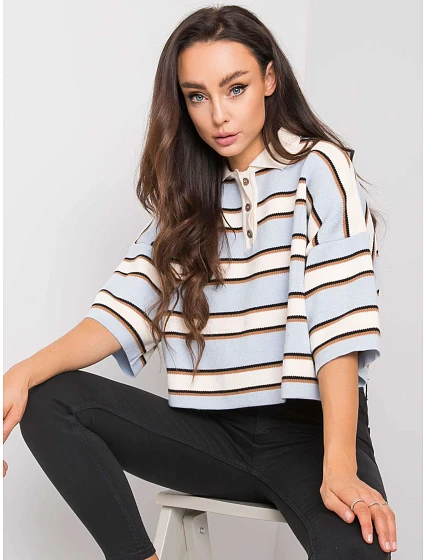 Halenka 269 BZ model 14843041 bílá a modrá - FPrice