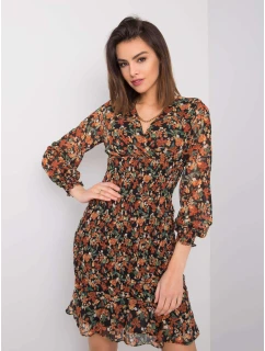 Šaty 328 SK 50024.52 černá a béžová