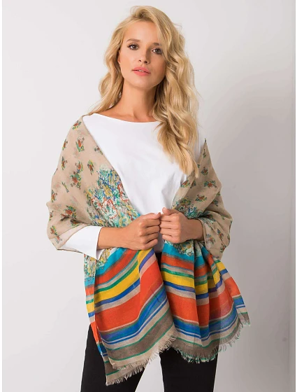 Šátek AT CH  béžový model 15761730 - FPrice