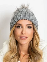 Dámská čepice AT CZ 1716501 šedá
