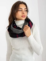 Tunelová šála AT KM 1402.20 tmavě modrá červená