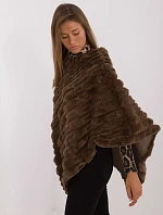 Pončo AT PN 2347.88 tmavě hnědé