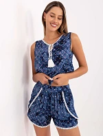 Šortky AT SN 2501A.02 tmavě modrá