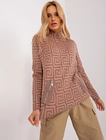 Jumper AT SW 2341.00P světle hnědý