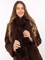 Šála AT SZ S 2203.87 tmavě hnědá