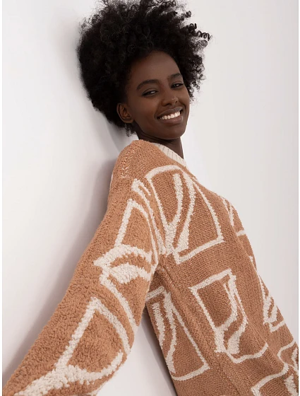 Sweter BA SW model 20301542 camelowy - FPrice