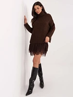 Jumper CH SW 72989.68 tmavě hnědý