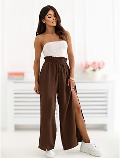 Kalhoty CS SP XYS3375.03 tmavě hnědé