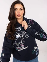 Mikina D10608BC02743C tmavě modrá