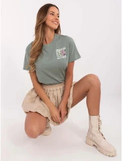 Tričko D12022AC02645G pistácie