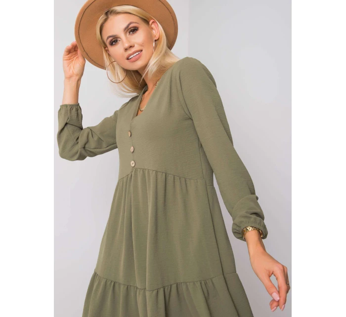 Šaty D50010F30264A khaki Šaty D50010F30264A khaki