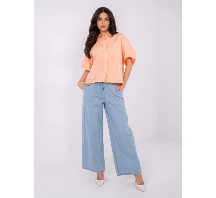 Halenka D70089M11339A broskvová Halenka D70089M11339A broskvová