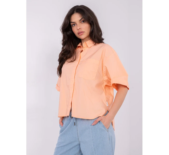 Halenka D70089M11339A broskvová Halenka D70089M11339A broskvová