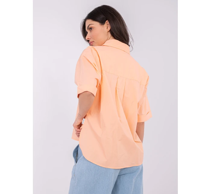 Halenka D70089M11339A broskvová Halenka D70089M11339A broskvová