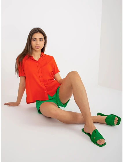 Halenka D73761M11063B oranžová Halenka D73761M11063B oranžová