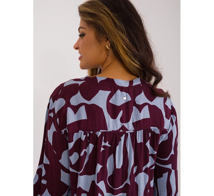 Halenka D73771M11186A vínová Halenka D73771M11186A vínová