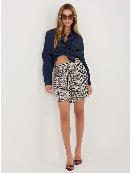 Šortky D73771M62489KD námořnická modrá Šortky D73771M62489KD námořnická modrá