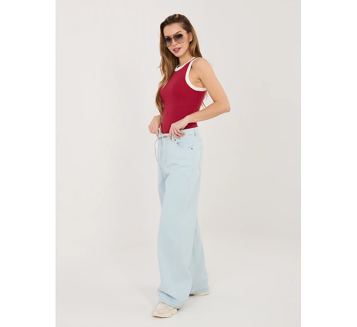 Kalhoty D80033BB62629L221 světle modré Kalhoty D80033BB62629L221 světle modré