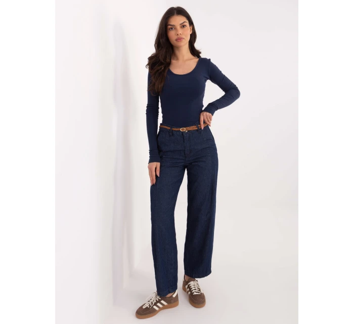 Kalhoty D80038BB62630D311 námořnická modř Kalhoty D80038BB62630D311 námořnická modř