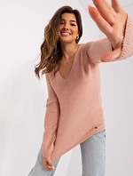 Jumper D93110W90652B3VEN světle růžový