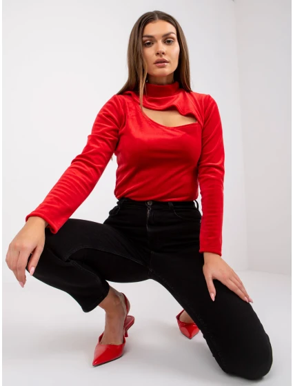 Halenka DHJ BZ 6561.09P červená Halenka DHJ BZ 6561.09P červená