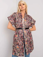 Dámský přehoz DHJ PL 6025A.24X černý a červený