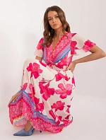 Šaty DHJ SK 11331 5.19 tmavě růžová